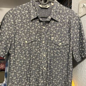 Salt Valley western style short sleeve button up